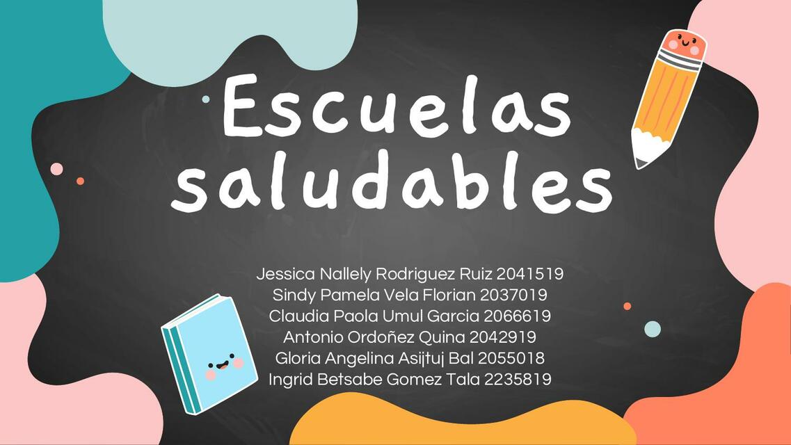 Escuelas saludables