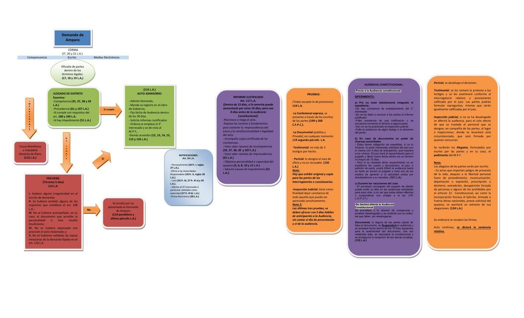 Diagrama Completo Sustanciación Amparo Indirecto