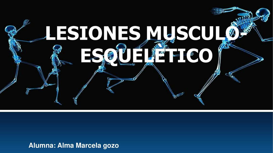 Lesiones Musculo-Esquelético 