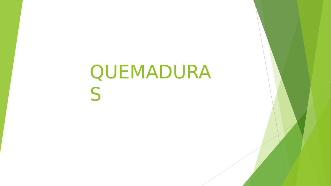 Quemaduras 