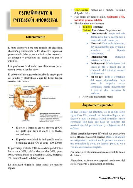 4. Estreñimiento y Patología Anorrectal