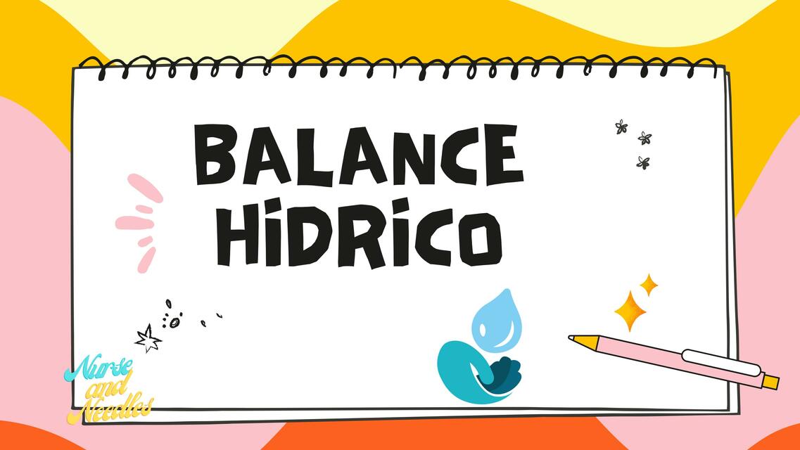 Balance hídrico