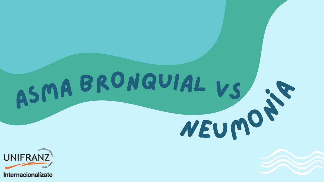 Asma Bronquial vs Neumonía