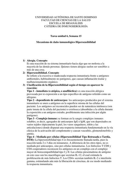 Hipersensibilidad Carmen Javier Udocz Hipersensibilidad Carmen Javier Udocz