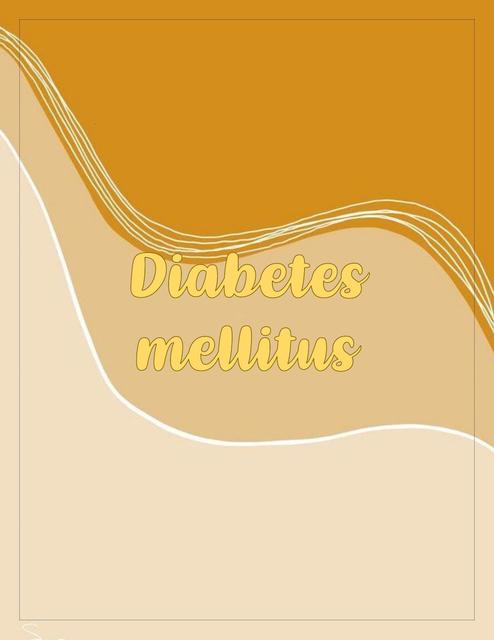 Diabetes mellitus 