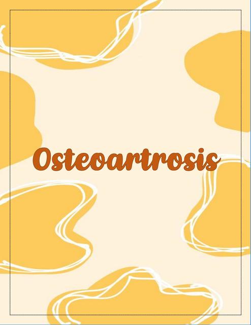 Osteoartrosis