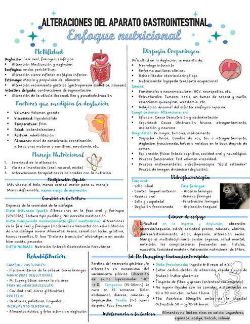 Alteraciones del Aparato Gastrointestinal 