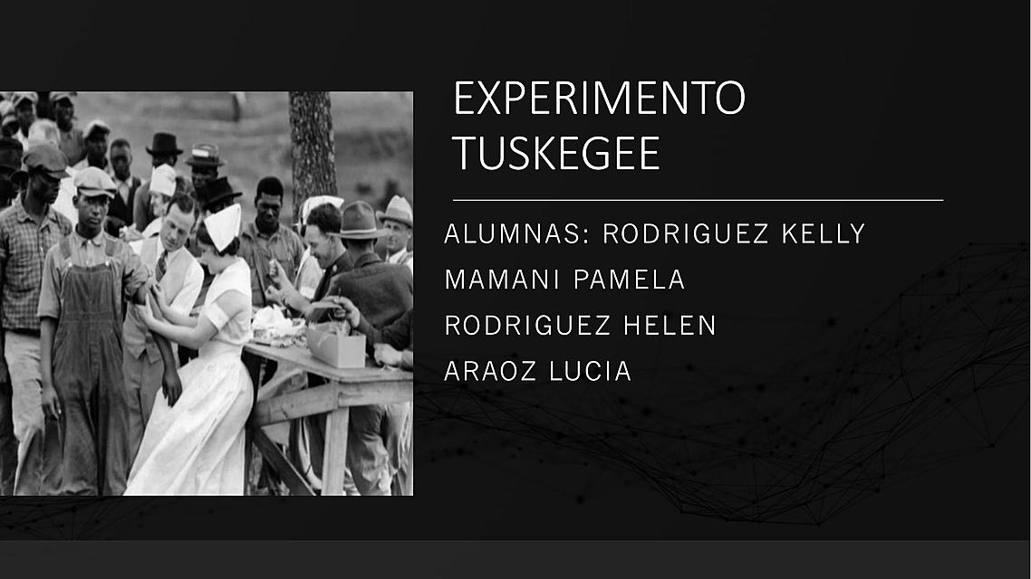 EXPERIMENTO TUSKEGEE