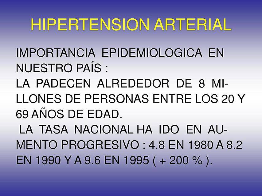 Hipertensión arterial