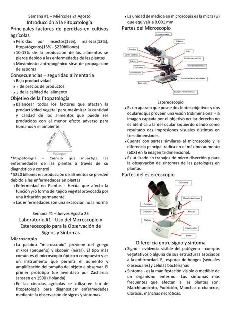 Introducción a la Fitopatología 