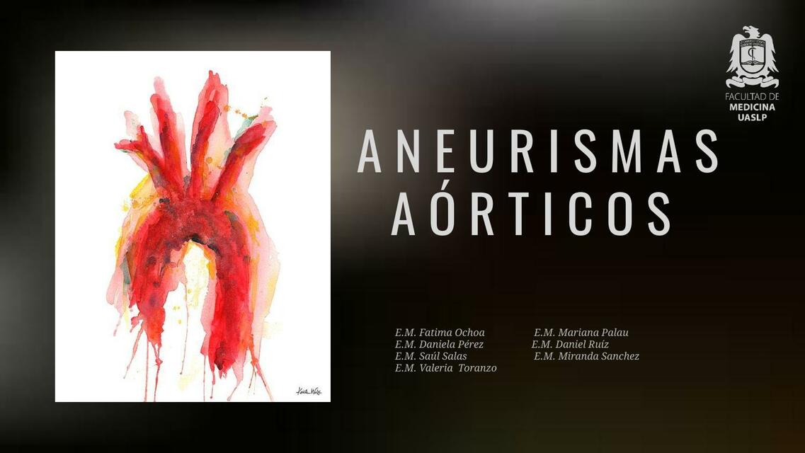 ANEURISMAS DE AORTA | uDocz