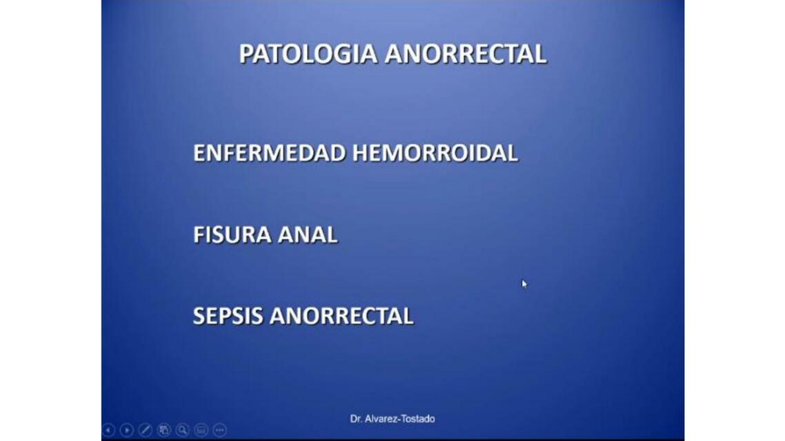 Patología anorrectal | uDocz