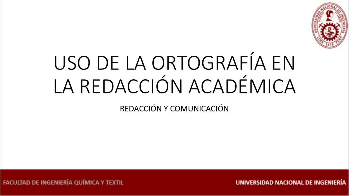 USO DE LA ORTOGRAFÍA EN LA REDACCIÓN ACADÉMICA | apuntesdeingenieria ...