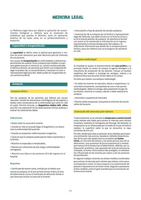 Flashcards de Medicina legal | Por MARYURI LISBETH | uDocz