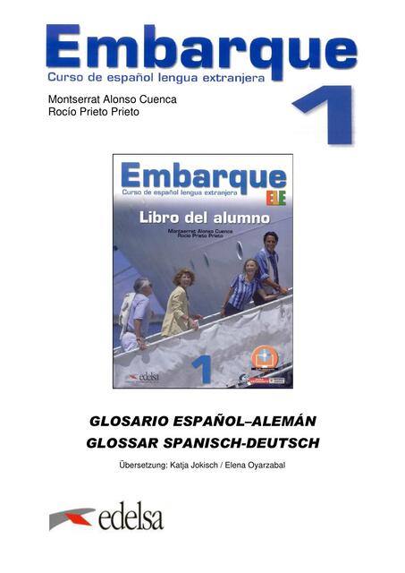 Embarque 1 Glosario Español - Alemán