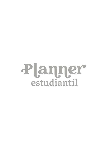 Planner Estudiantil