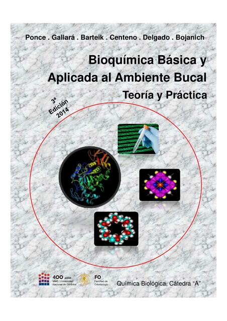 Bioquímica Básica y Aplicada al Ambiente Bucal 