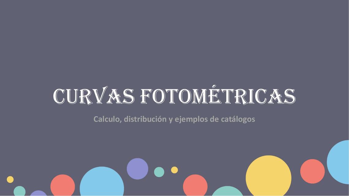 Curvas Fotométricas