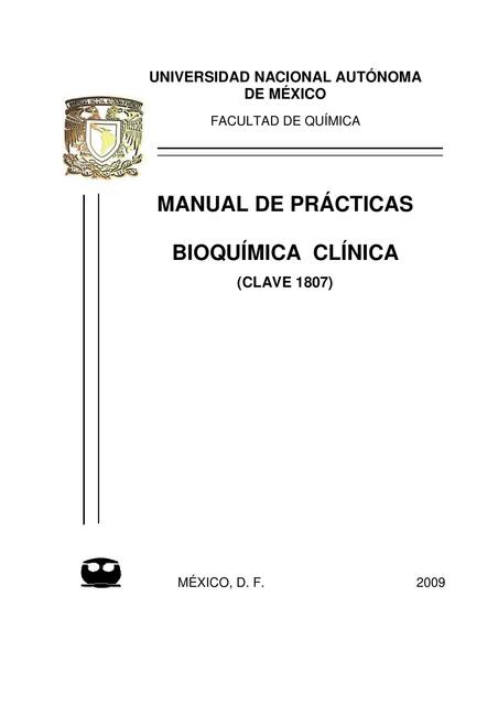 Manual de Prácticas Bioquímica Clínica 