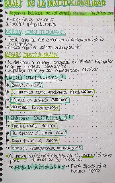 Resumen Derecho Constitucional I - Bases institucionalidad