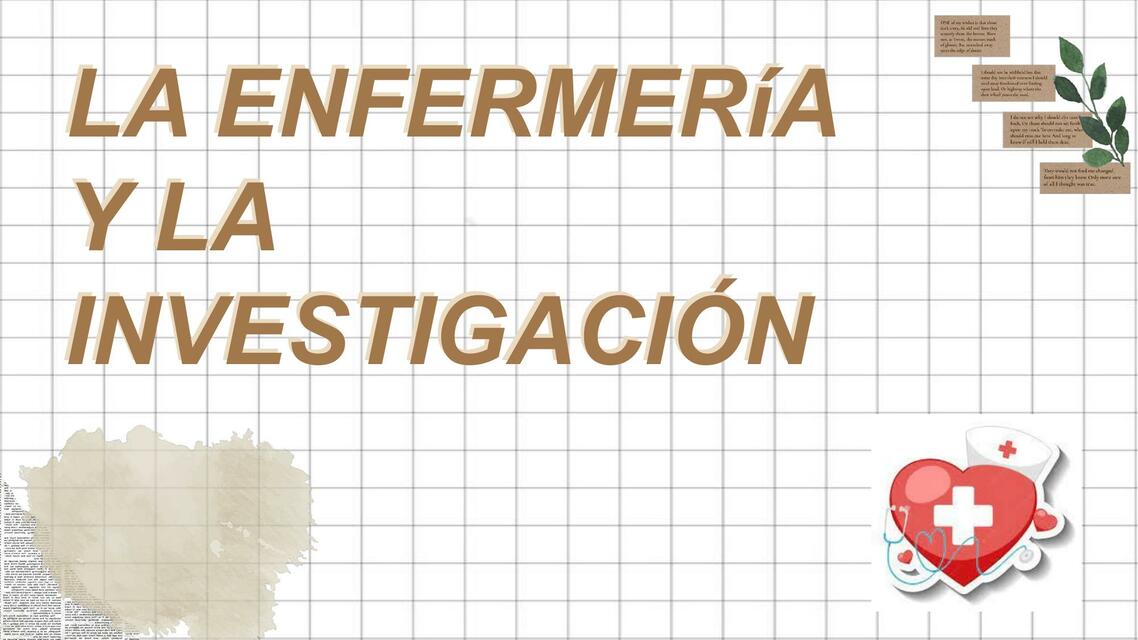 La Enfermería y la Investigación 