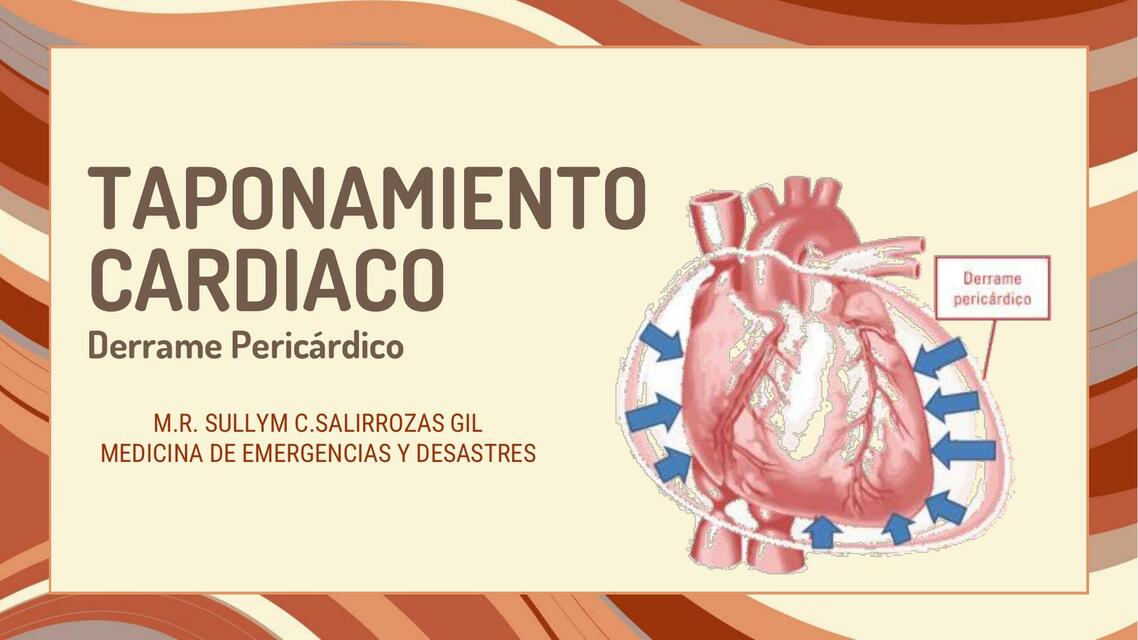 Taponamiento Cardiaco 