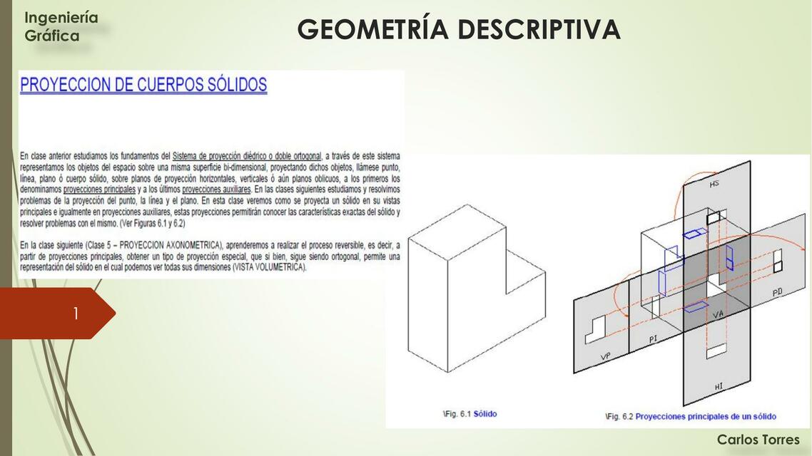 Geometría Descriptiva Sólidos Apuntes De Ingenieria Civil Udocz