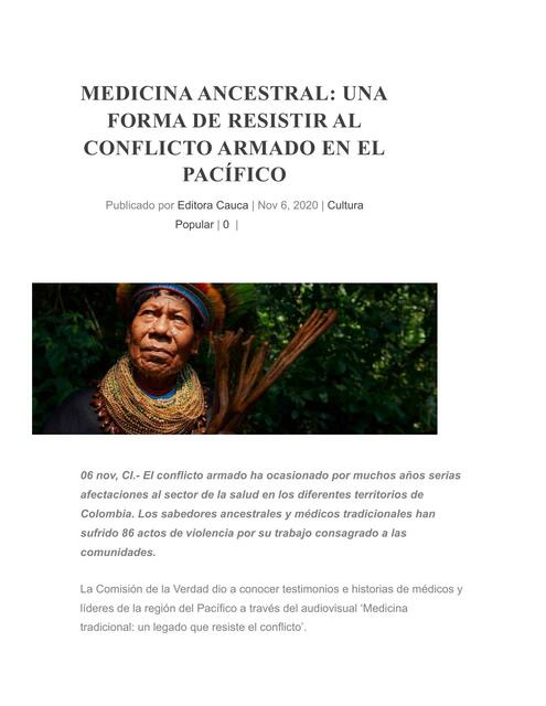 Medicina tradicional 