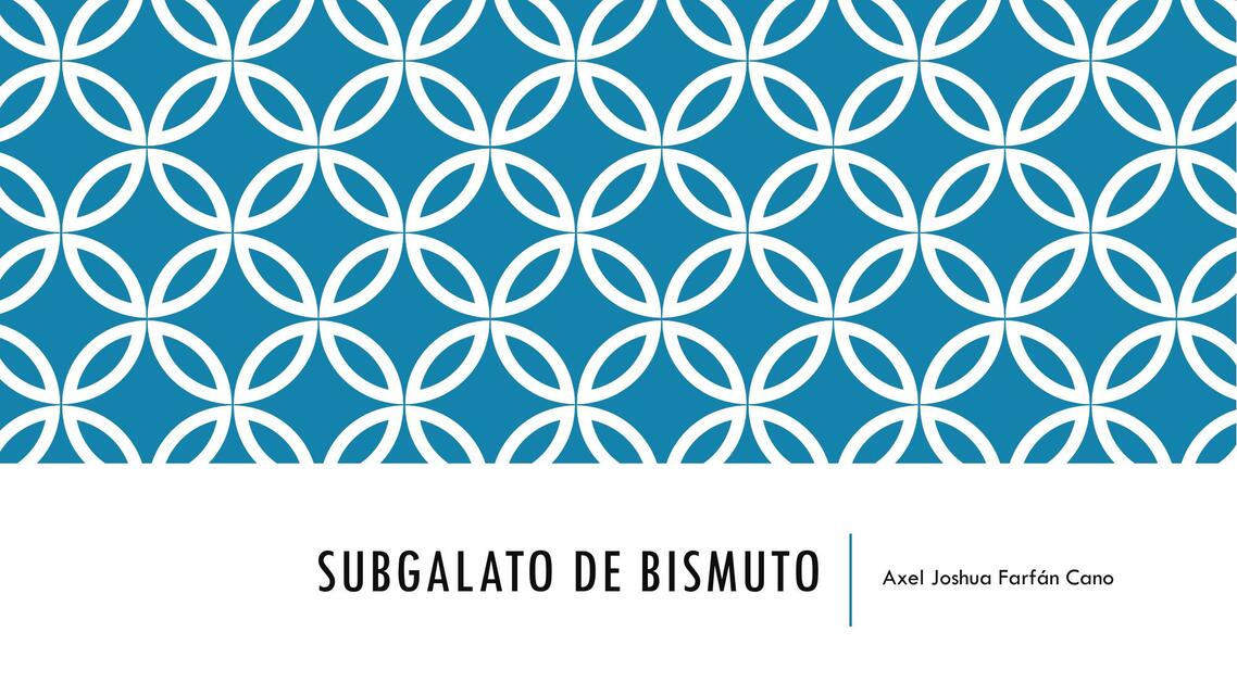 Subgalato de Bismuto