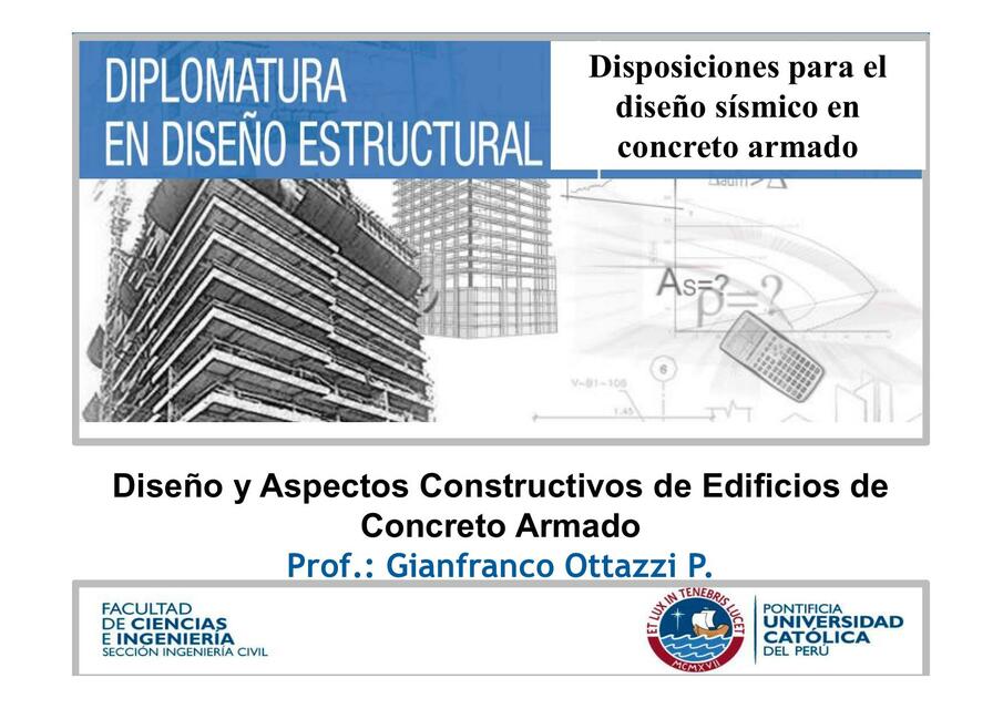 Diseño y Aspectos Constructivos de Edificios de Concreto Armado