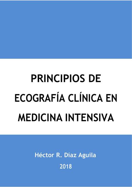 Principios de Ecografía Clínica en Medicina Intensiva