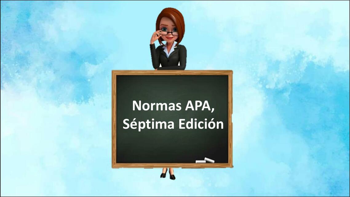 Normas APA Séptima Edición 