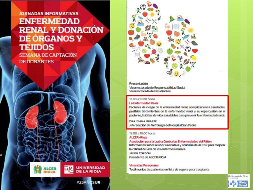 Enfermedad Renal y Donación de Órganos y Tejidos 