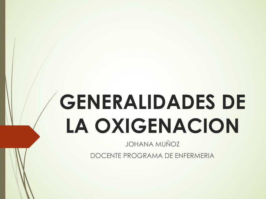 Oxigenoterapia 