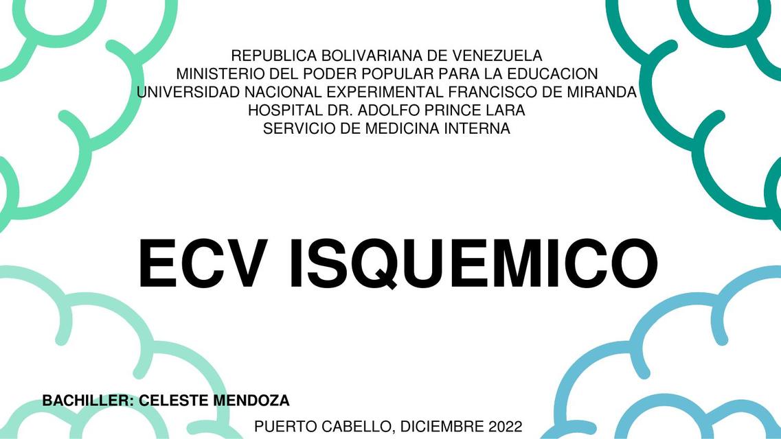 Ecv isquémico 