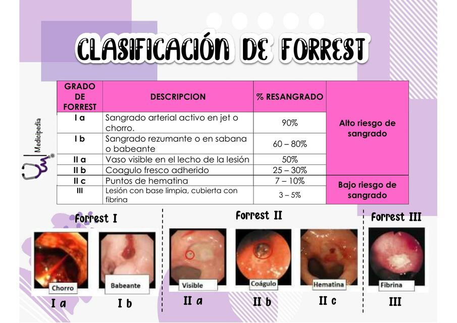 Clasificaci n Forrest Medicipedia UDocz