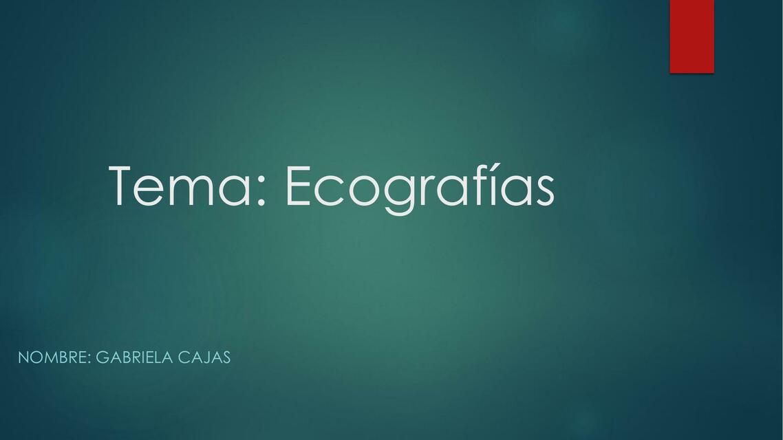 Ecografías