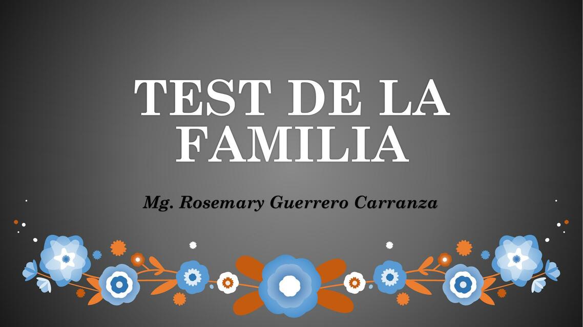 Resultados Del Test De La Familia www.udocz.com