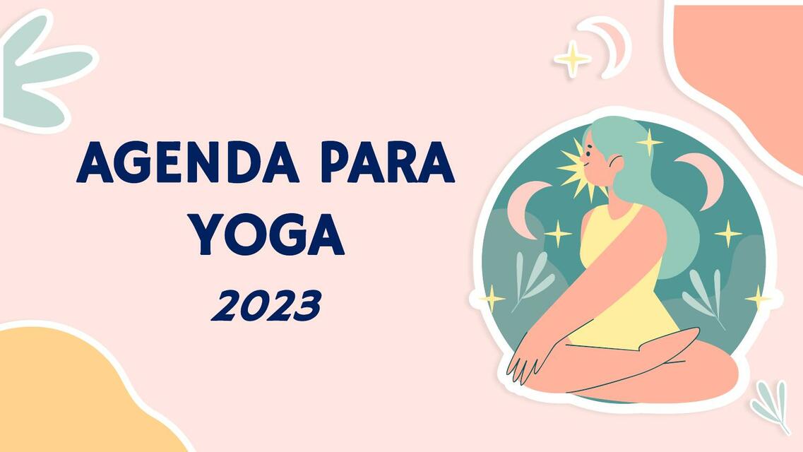  Agenda para Yoga/Deporte 2023