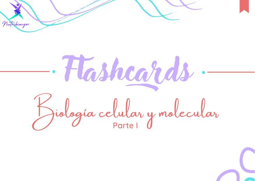 Flashcards Bio Parte I Nutribinyor uDocz
