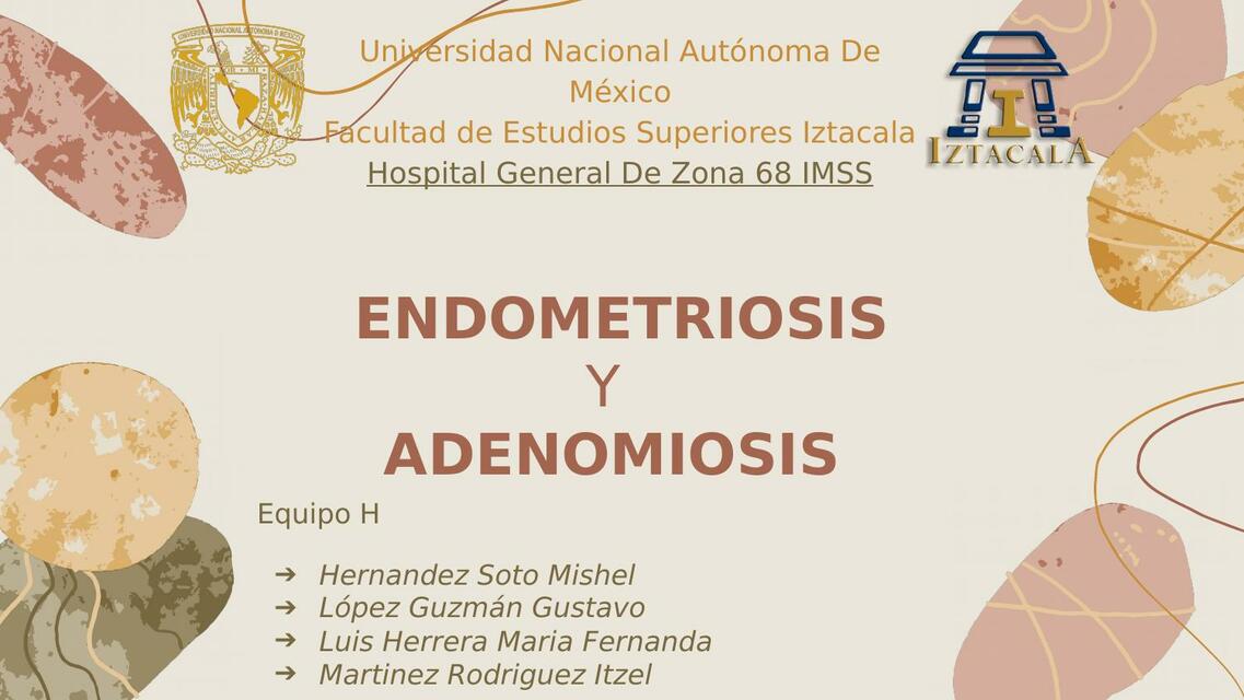 Endometriosis y Adenomiosis 