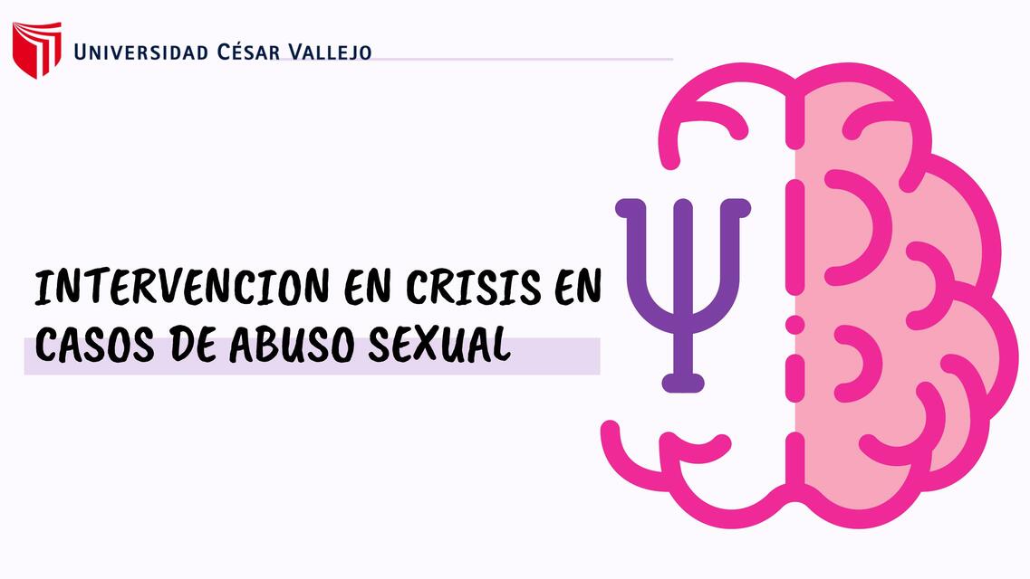 Intervención en crisis en casos de abuso sexual