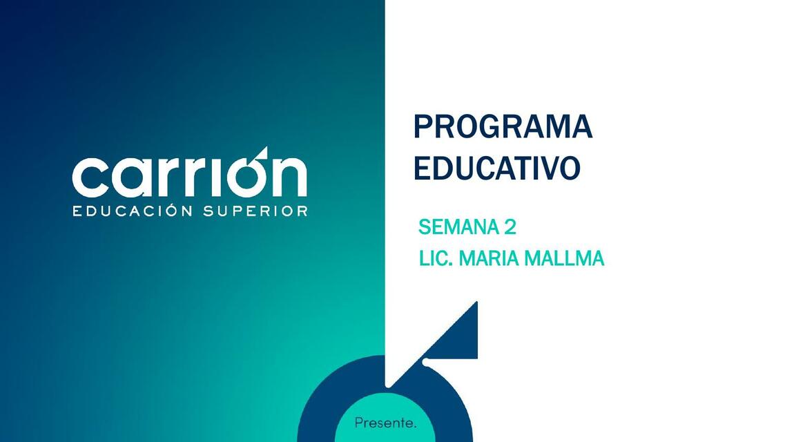 Programa Educativo