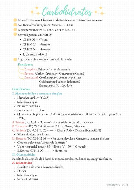 Carbohidratos