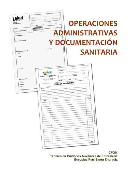 Operaciones Administrativas y Documentación Sanitaria 