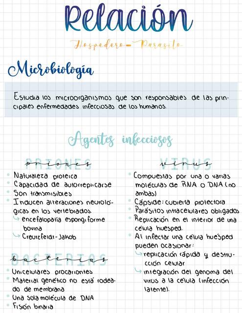 Relación Hospedero -Parásito