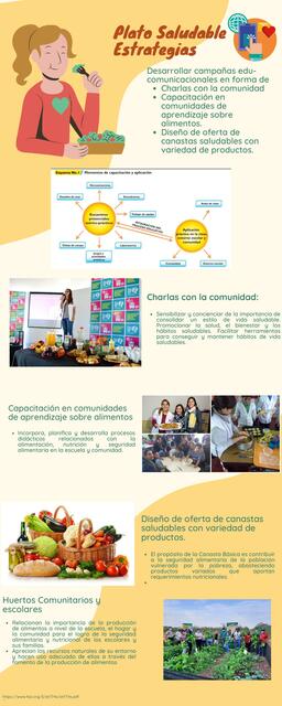 Plato Saludable- Estrategias