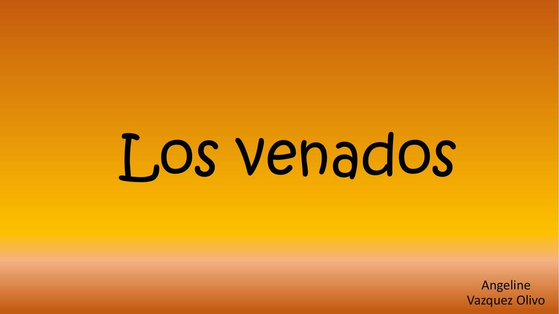 Los venados