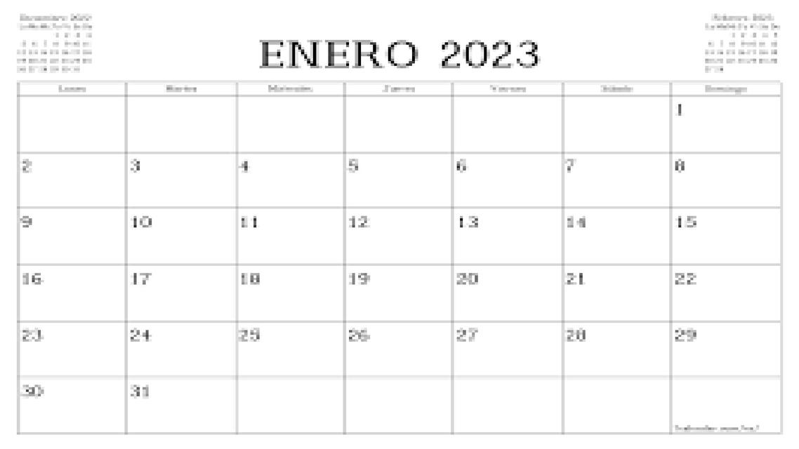 Calendario  2023  