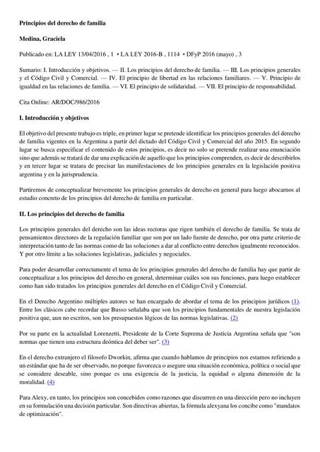 Principios del derecho de familia